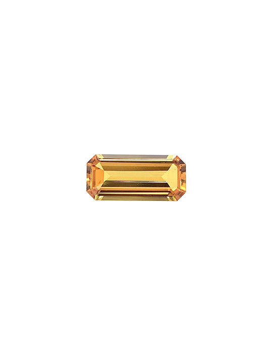 Orange Sapphire — 1.56ct Emerald Cut | 10.60 x 4.95mm | Australia | Unheated