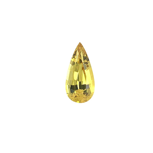 Yellow Sapphire — 2.02ct Pear | 12.25 x 5.85mm | Australia | Unheated