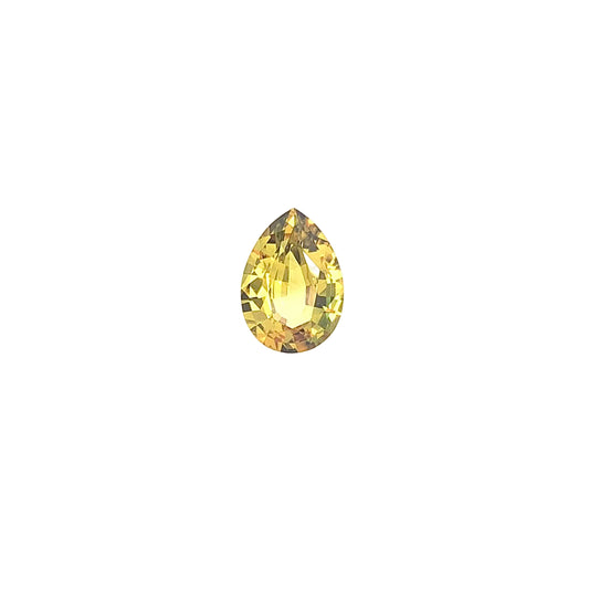 Yellow Sapphire — 1.23ct Pear | 8.50 x 5.95mm | Australia | Unheated