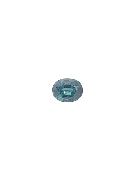 Teal Sapphire — 0.81ct Oval | 6.70 x 5.20mm | Kenya | Unheated