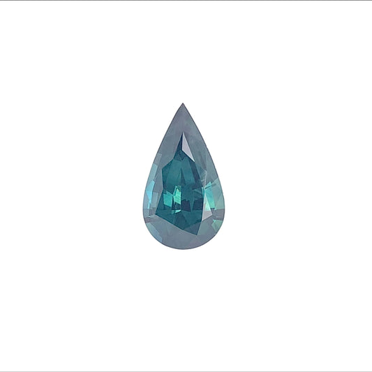 Teal Sapphire — 1.95ct Pear | 11.18 x 6.30mm | Kenya | Unheated