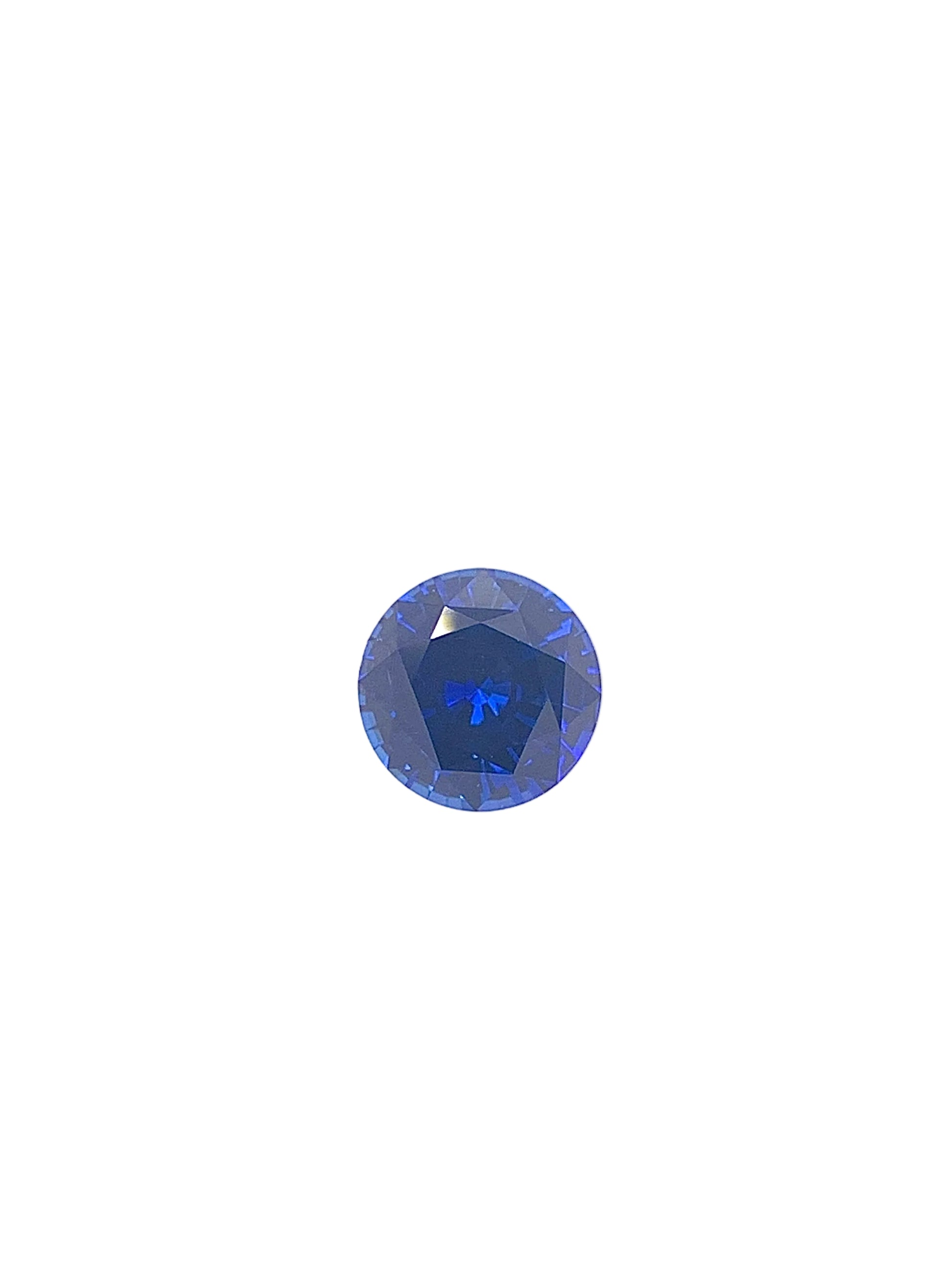 Blue Sapphire — 1.60ct Round Step Cut | 6.90mm | Sri Lanka | Heated