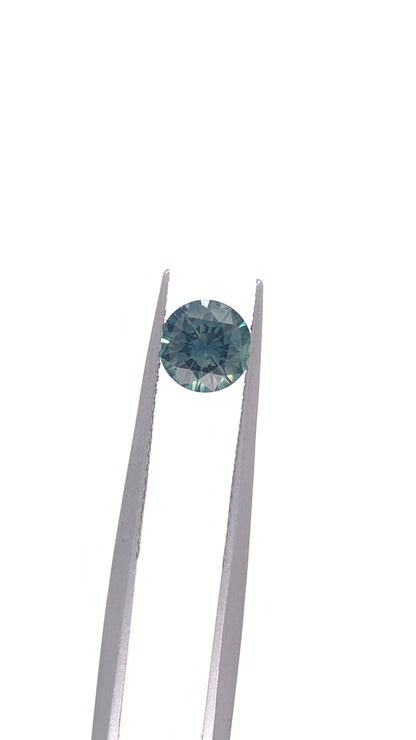 Montana Sapphire — 0.89ct Round Brilliant Cut | 6.00mm | USA | Heated