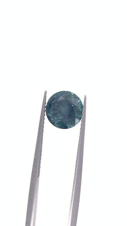 Montana Sapphire — 2.23ct Round Brilliant Cut | 8.00mm | USA | Heated