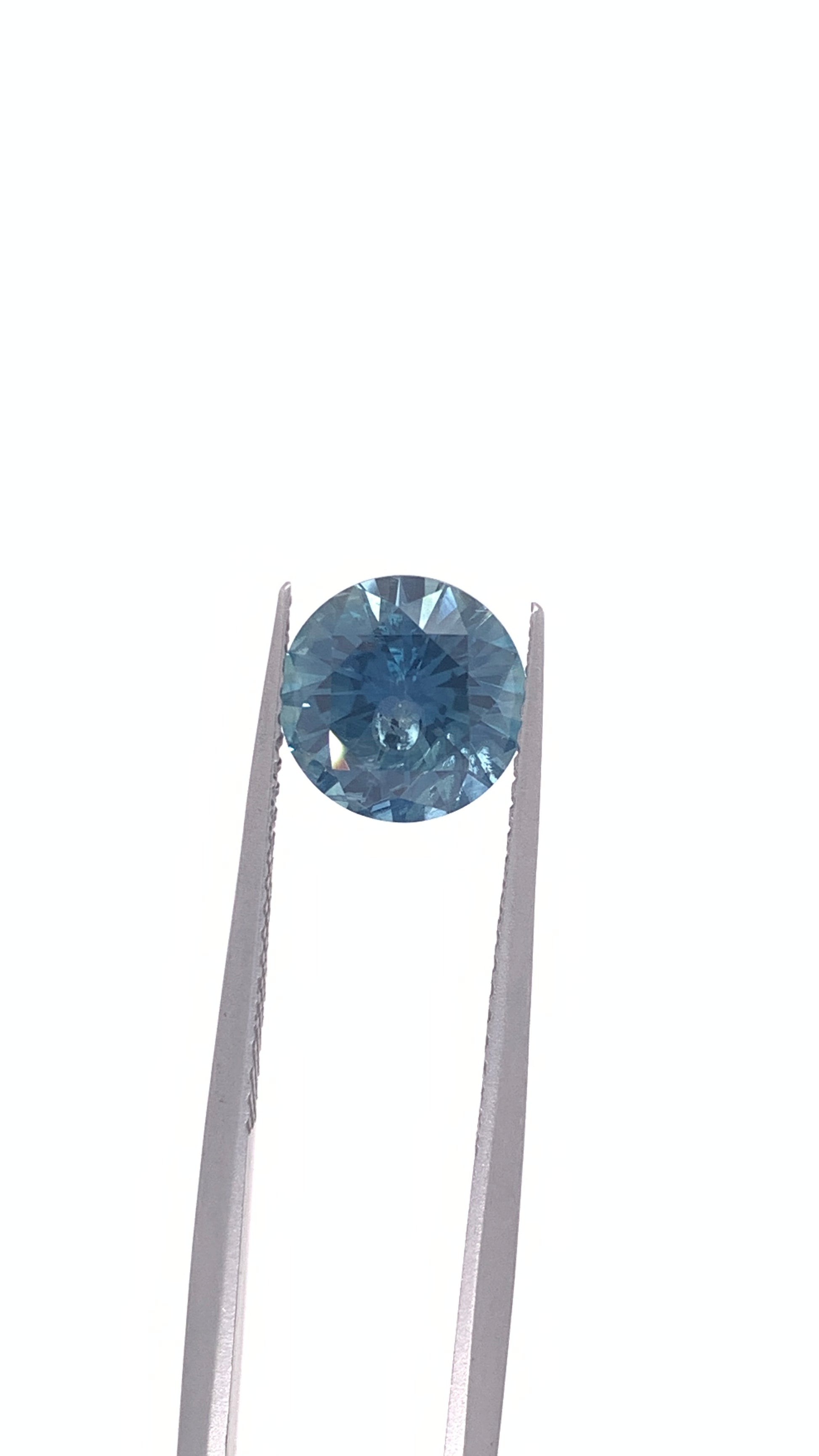 Montana Sapphire — 2.57ct Round Brilliant Cut | 8.30mm | USA | Heated