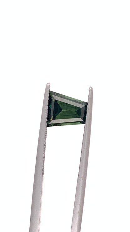 Green Sapphire — 2.24ct Tapered Baguette | 8.48 x 7.65 x 4.70mm | Australia | Unheated