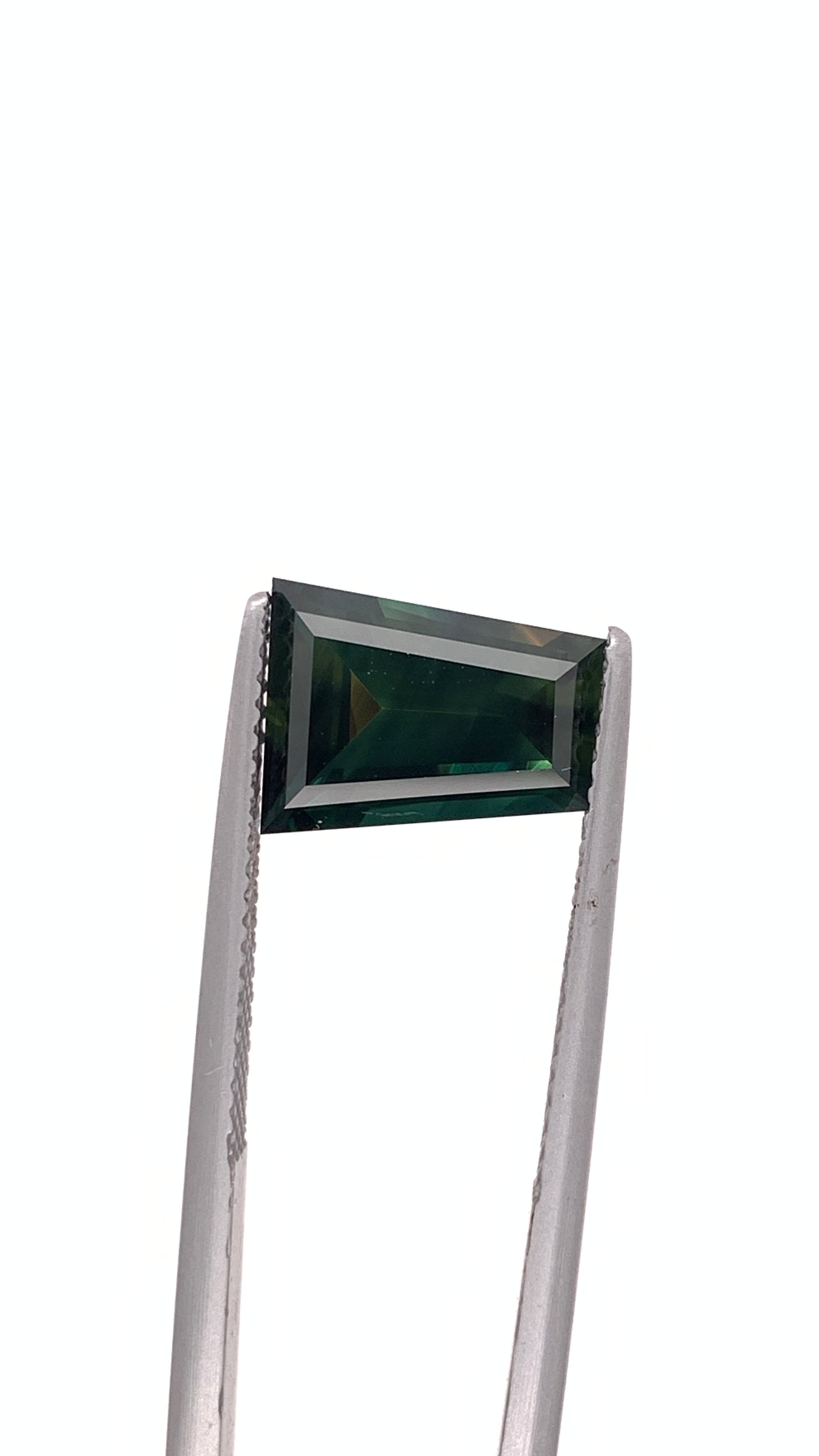 Green Sapphire — 3.97ct Tapered Baguette | 11.25 x 8.65 x 5.90mm | Australia | Heated