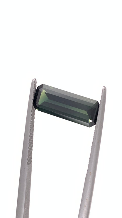 Green Sapphire — 3.81ct Emerald Cut | 15.06 x 6.02mm | Australia | Unheated