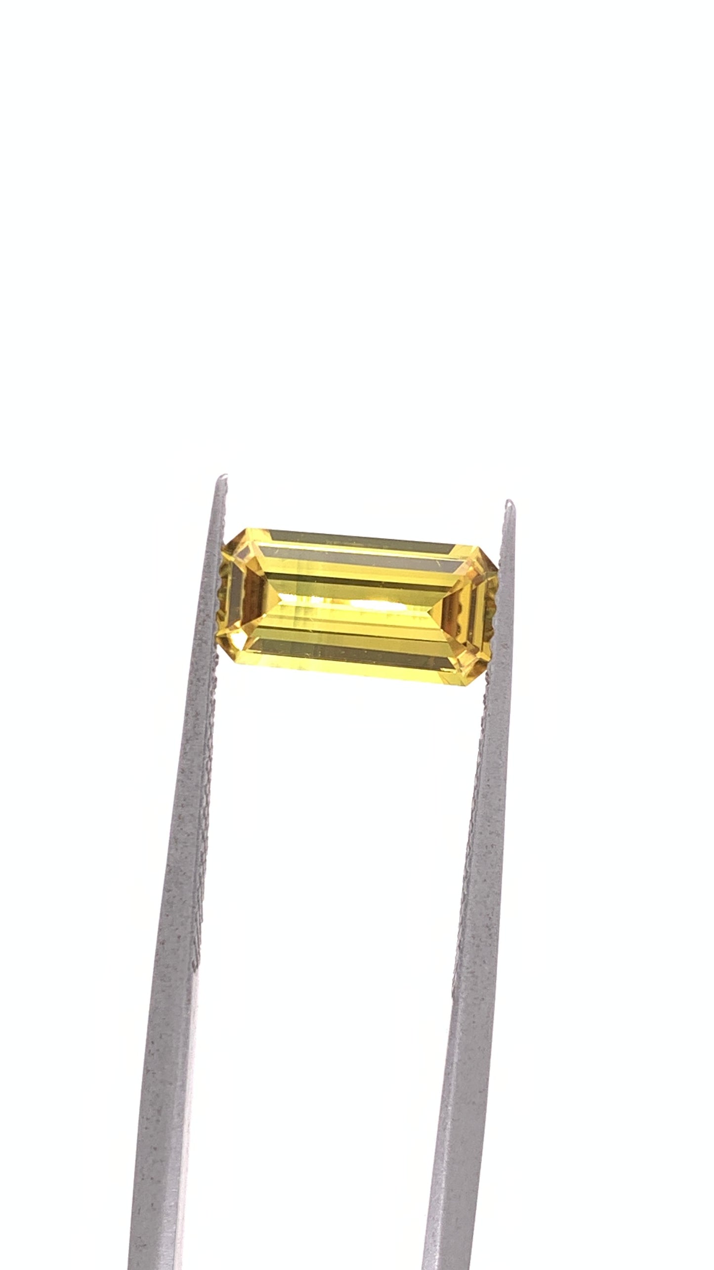 Yellow Sapphire — 1.86ct Emerald Cut | 10.52 x 5.25mm | Australia | Unheated