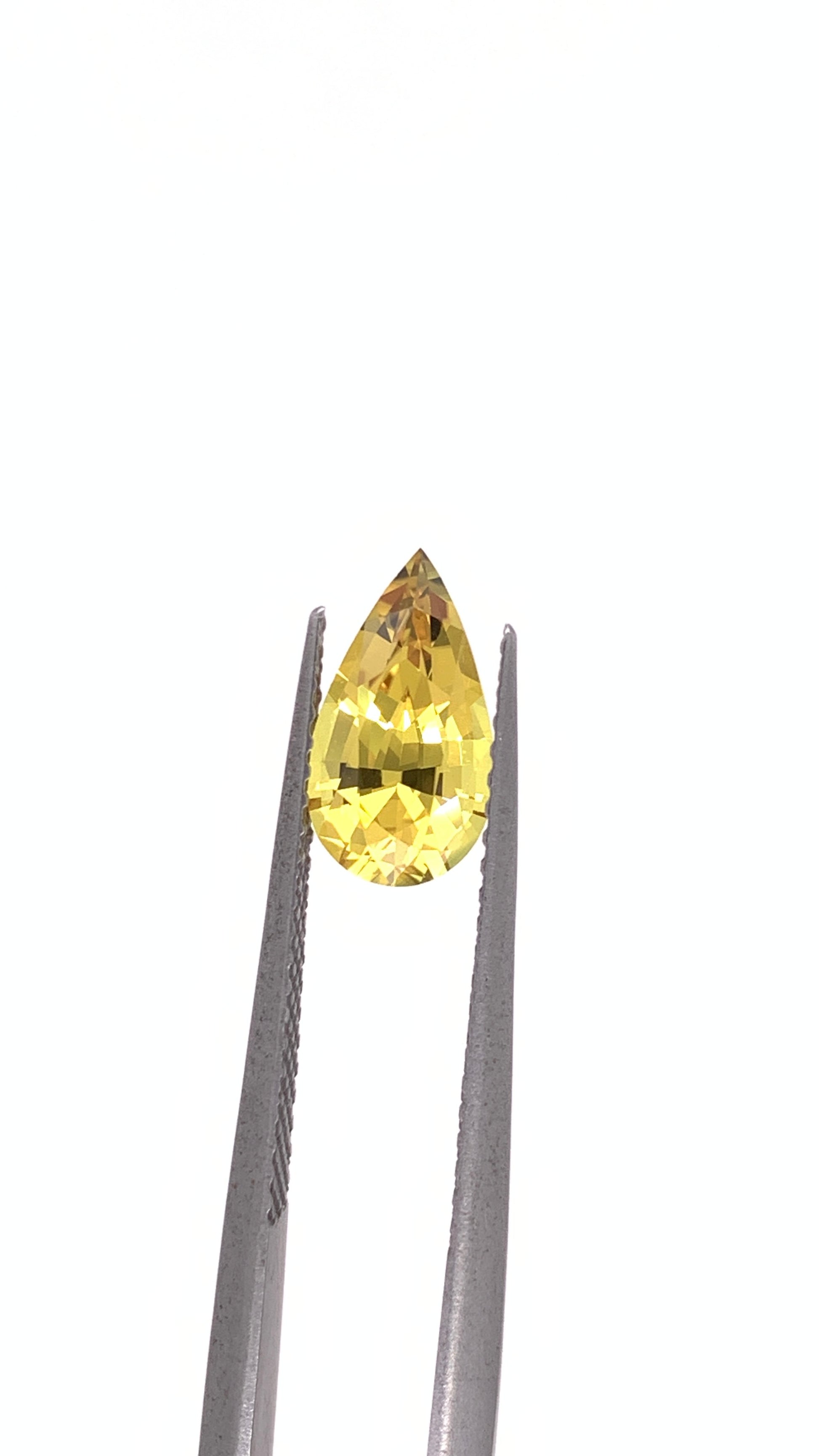 Yellow Sapphire — 1.52ct Pear | 10.00 x 5.50mm | Australia | Unheated