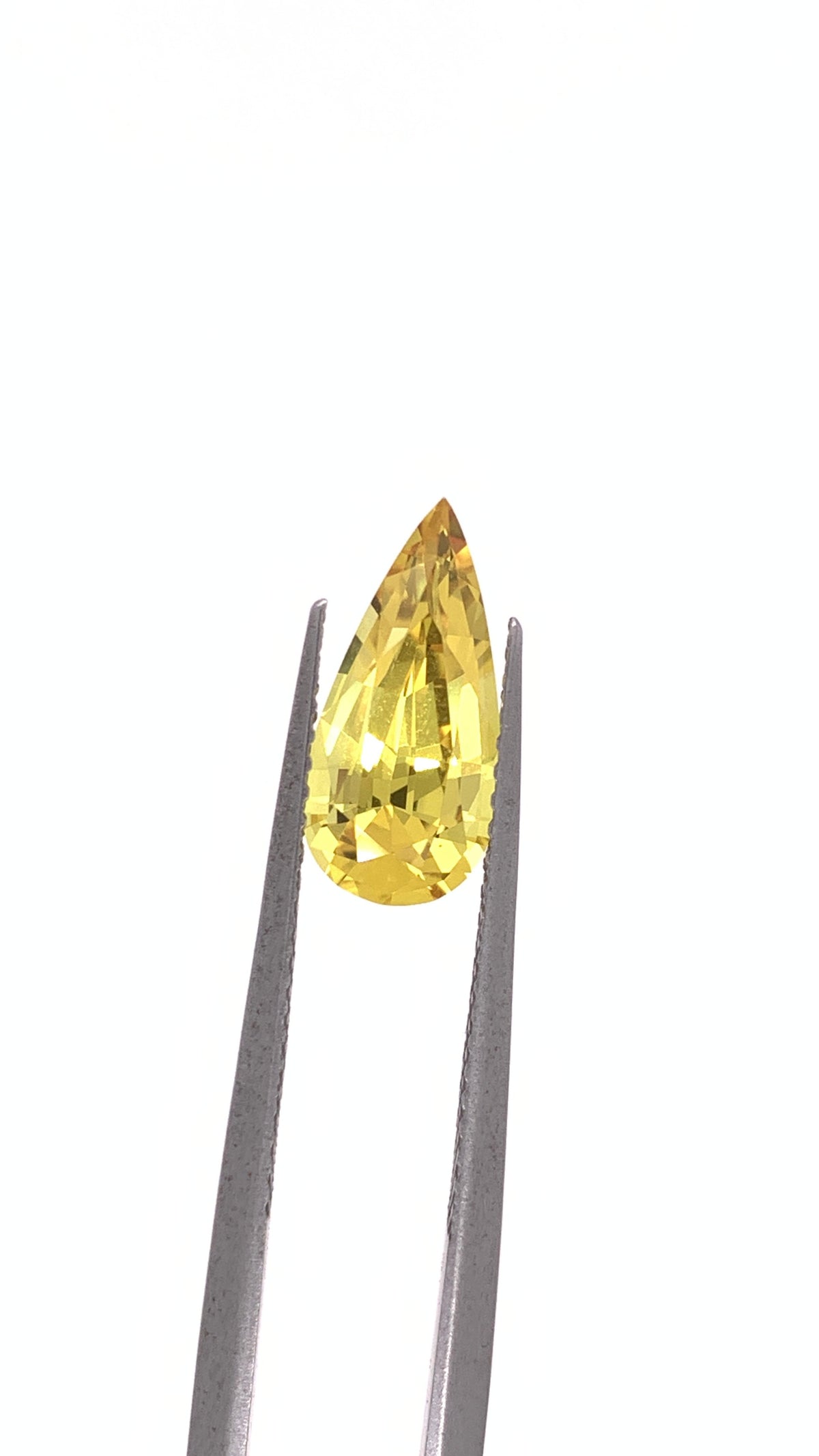 Yellow Sapphire — 2.02ct Pear | 12.25 x 5.85mm | Australia | Unheated
