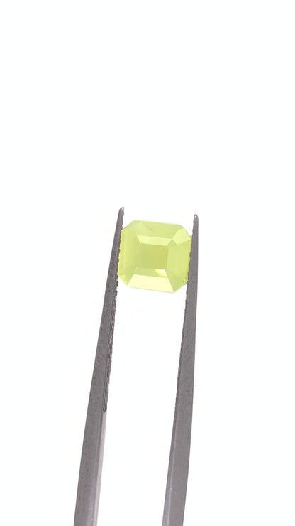 Chrysoberyl — 1.73ct Emerald Cut | 6.50 x 6.25mm | Madagascar | Heated