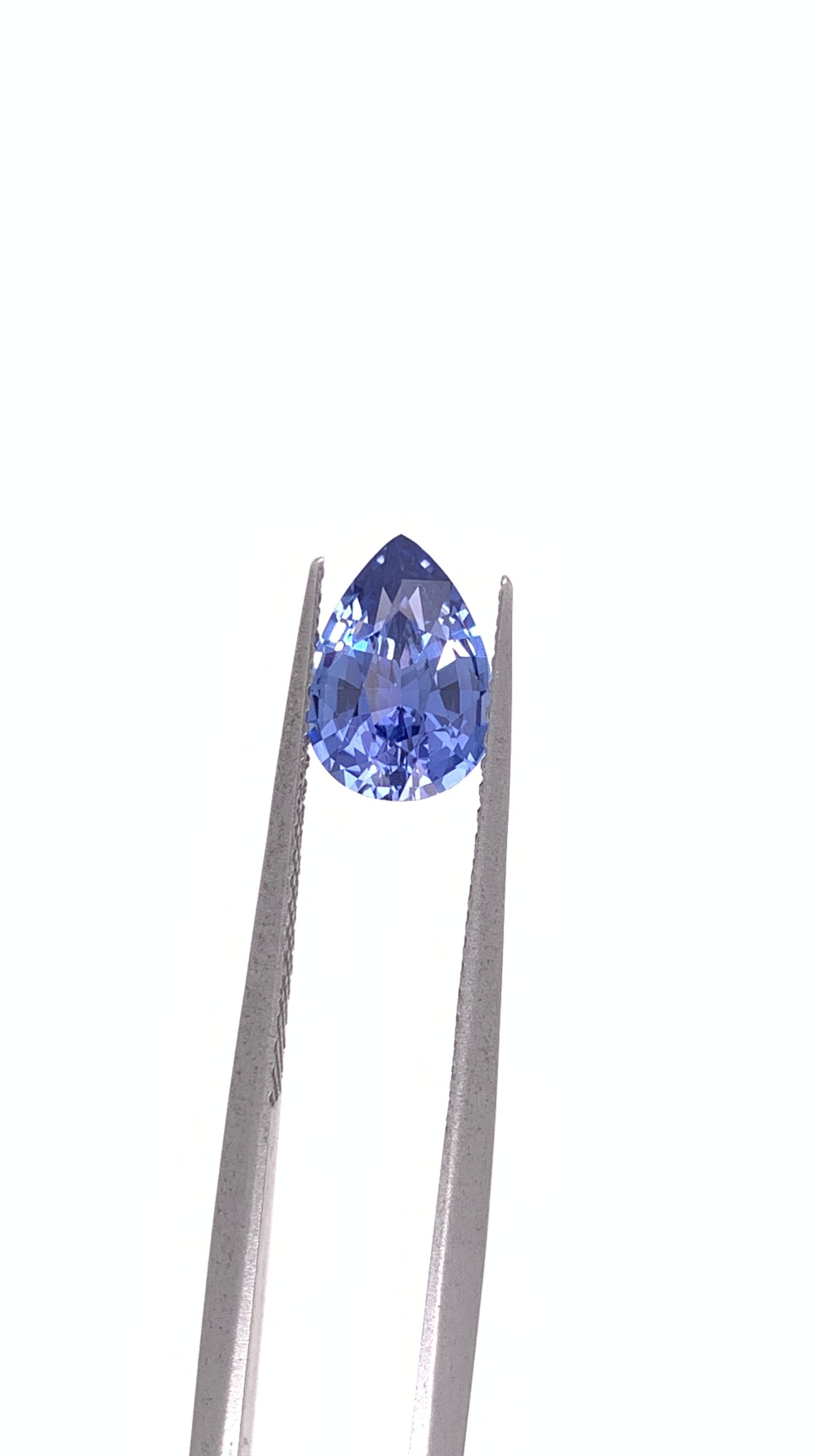 Blue Sapphire — 1.71ct Pear | 8.85 x 6.25mm | Sri Lanka | Unheated