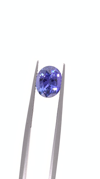 Purple Sapphire — 2.79ct Oval | 8.75 x 7.20mm | Sri Lanka | Unheated