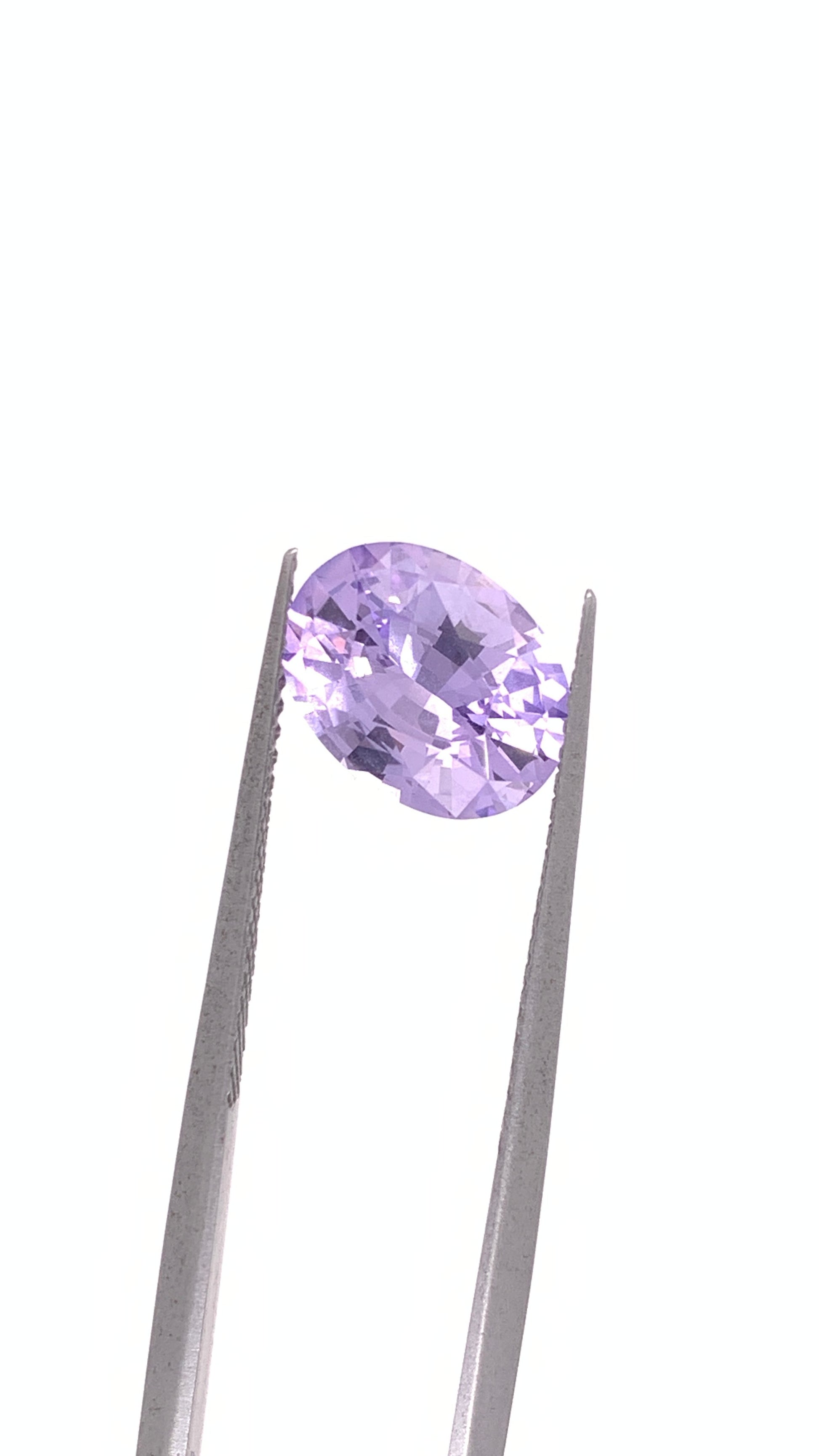 Purple Sapphire — 3.02ct Oval | 10.20 x 7.80mm | Sri Lanka | Unheated
