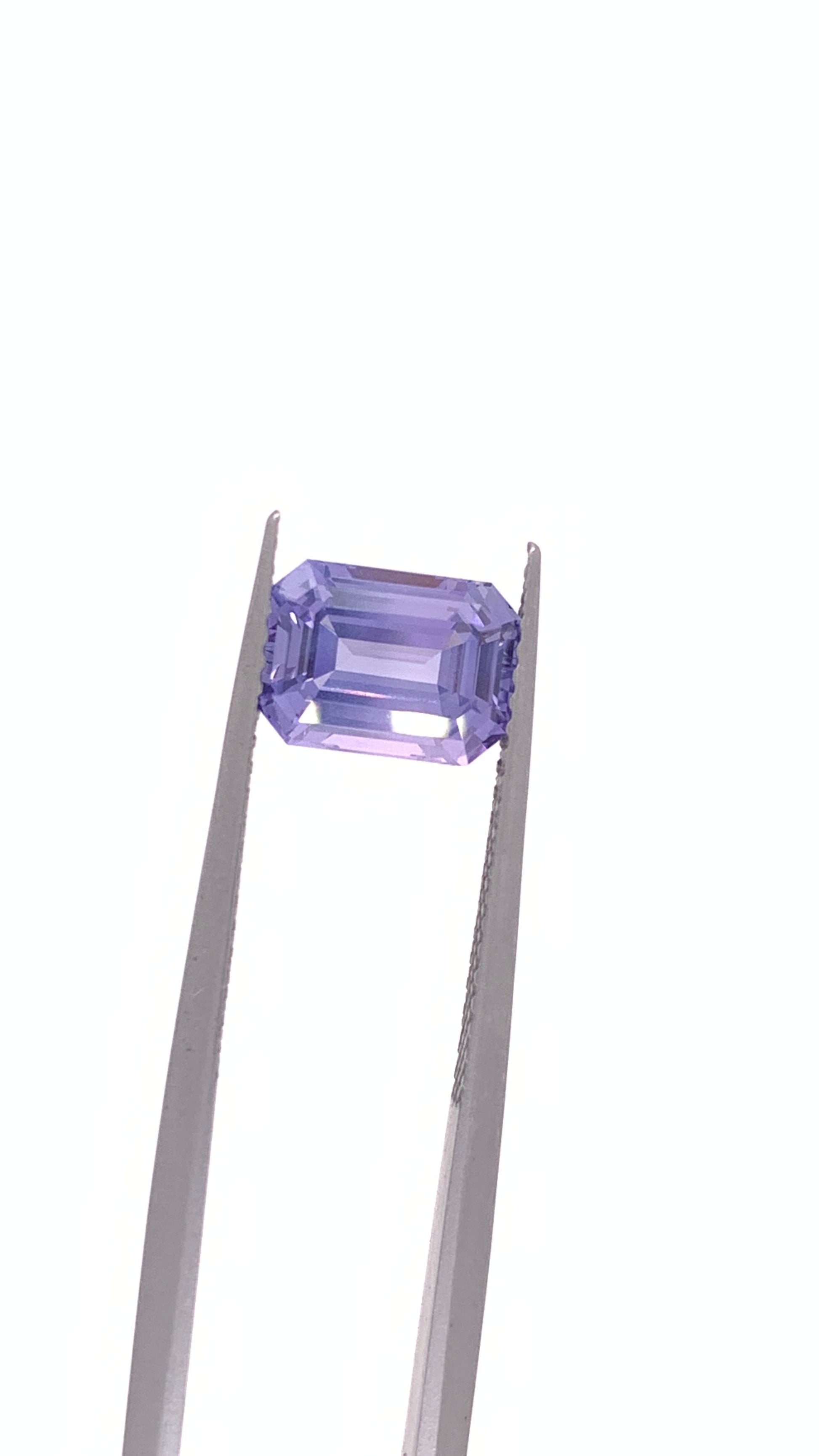 Purple Sapphire — 2.35ct Emerald Cut | 8.40 x 6.05mm | Sri Lanka | Unheated