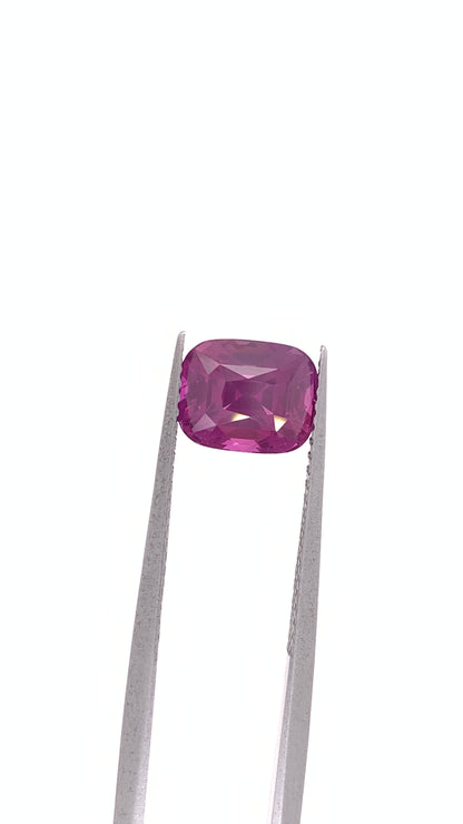 Pink Sapphire — 3.05ct Cushion | 8.50 x 6.70mm | Madagascar | Heated