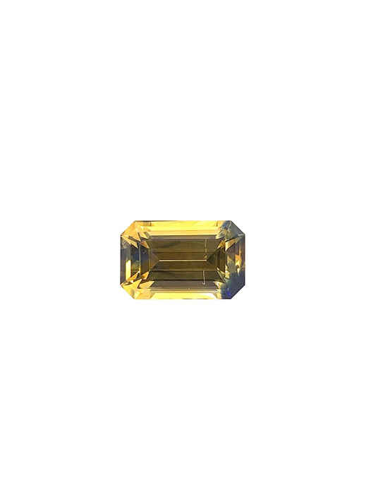 Yellow Sapphire — 2.47ct Emerald Cut | 9.35 x 5.90mm | Sri Lanka | Heated