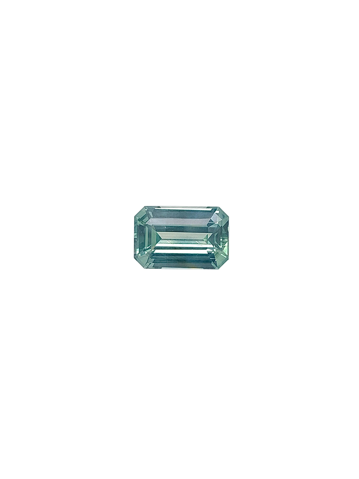 Green Sapphire — 1.49ct Emerald Cut | 7.65 x 5.10mm | Madagascar | Heated