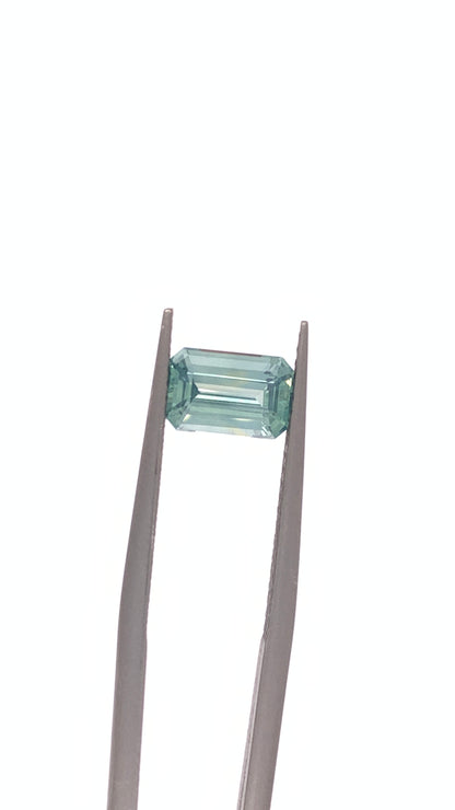 Green Sapphire — 1.49ct Emerald Cut | 7.65 x 5.10mm | Madagascar | Heated