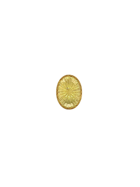 Yellow Sapphire — 1.34ct Fantasy Cut | 8.45 x 6.25mm | Sri Lanka | Heated