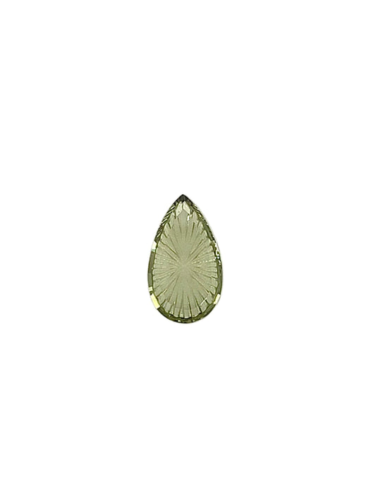 Green Sapphire — 0.76ct Fantasy Cut | 9.75 x 5.65mm | Madagascar | Heated