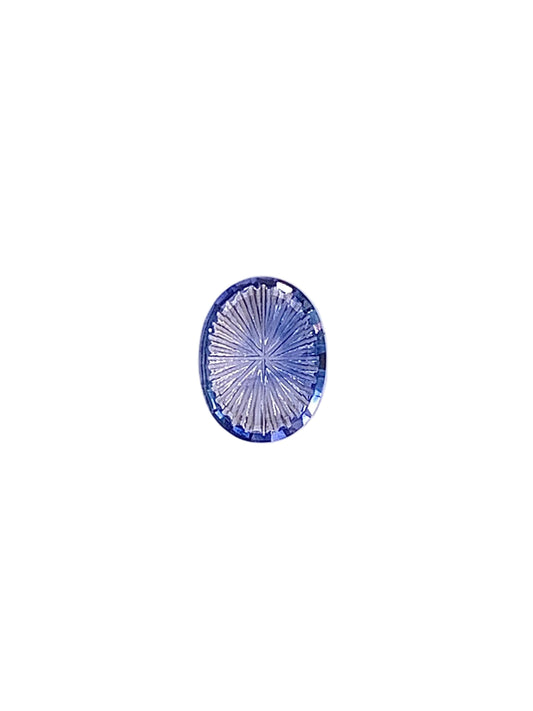 Blue Sapphire — 0.88ct Fantasy Cut | 8.60 x 6.60mm | Sri Lanka | Heated