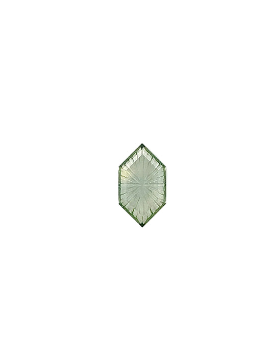 Green Sapphire — 0.85ct Fantasy Cut | 9.87 x 5.60mm | Tanzania | Heated