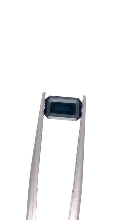 Teal Sapphire — 1.35ct Emerald Cut | 8.00 x 5.00mm | Kenya | Unheated