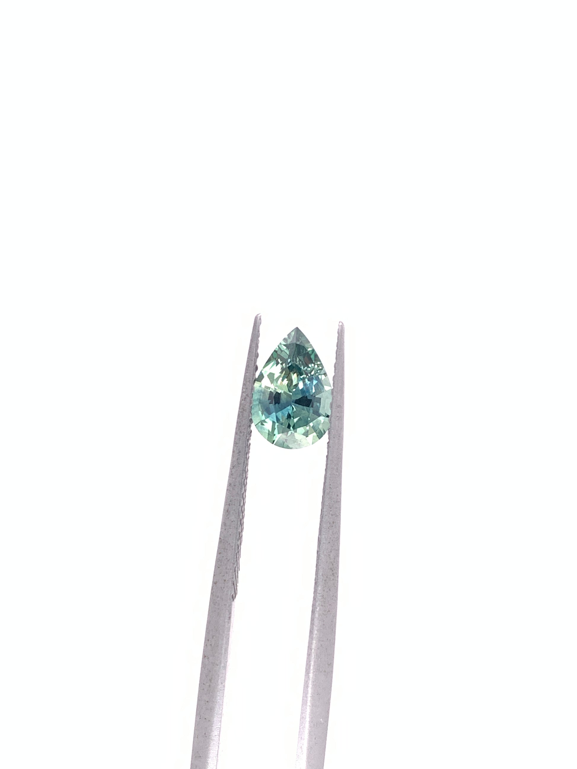 Montana Sapphire — 1.05ct Pear | 7.85x5.40mm | USA | Heated