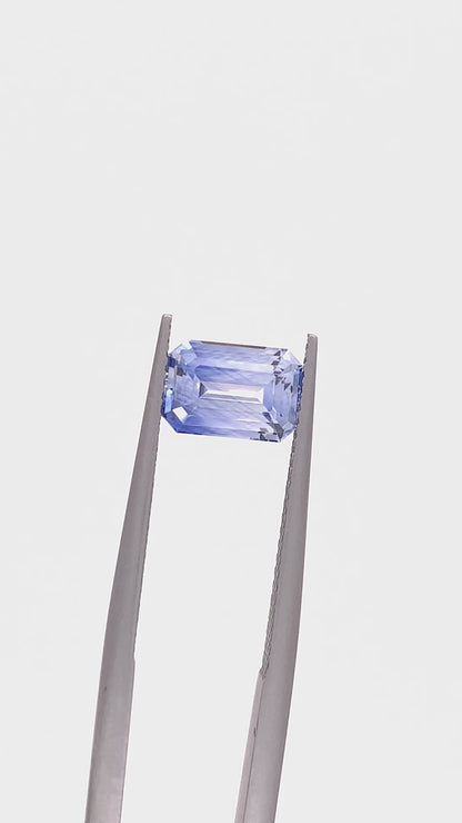 Blue Sapphire — 2.03ct Emerald Cut | 8.50 x 5.85mm | Madagascar | Heated