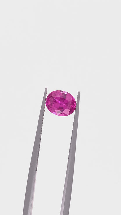 Pink Sapphire — 1.01ct Oval | 6.60x5.50mm | Mozambique | Heated