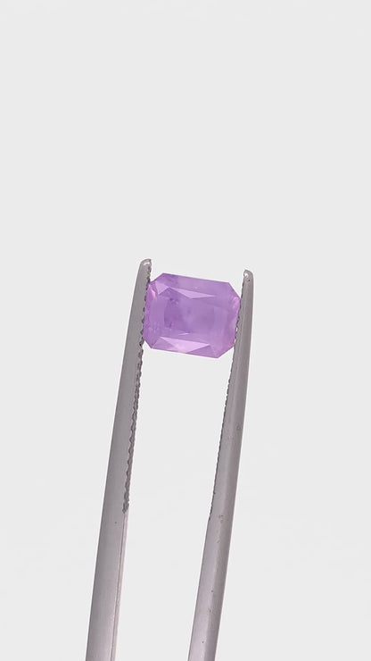 Purple Sapphire — 2.17ct Radiant | 7.25 x 5.80mm | Madagascar | Heated