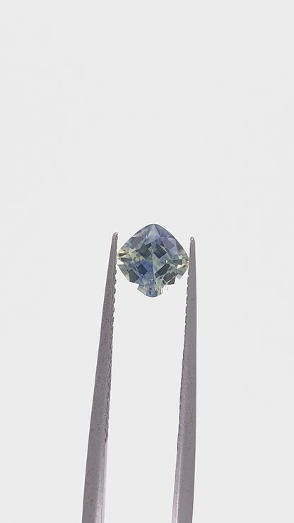 Blue Sapphire — 0.87ct Cushion | 5.60x5.50mm | Madagascar | Heated