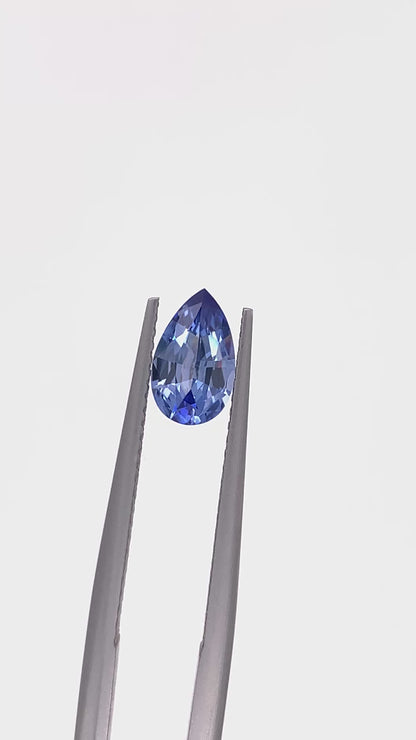 Blue Sapphire — 1.02ct Pear | 8.30 x 5.00mm | Sri Lanka | Heated