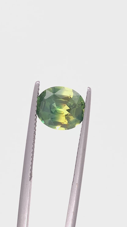 Green Sapphire — 3.06ct Oval | 9.70 x 8.25mm | Tanzania | Heated