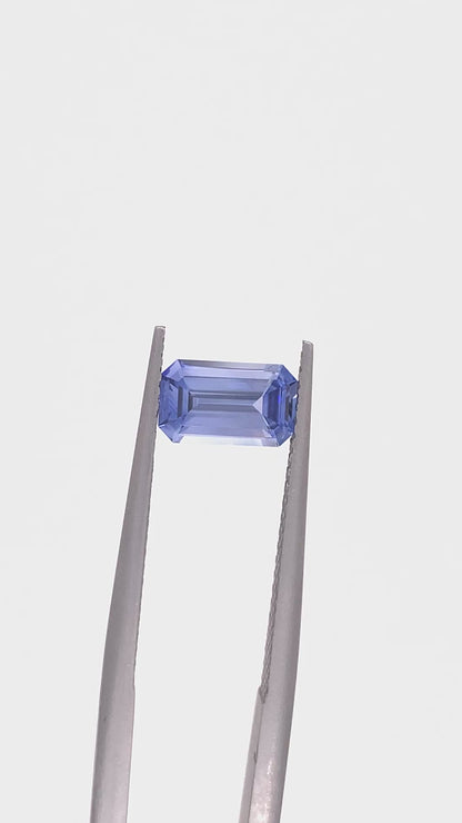 Blue Sapphire — 1.19ct Emerald Cut | 8.05 x 4.85mm | Sri Lanka | Heated