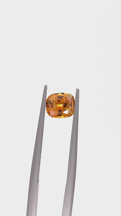 Montana Sapphire — 1.05ct Cushion | 6.50x5.50mm | USA | Heated