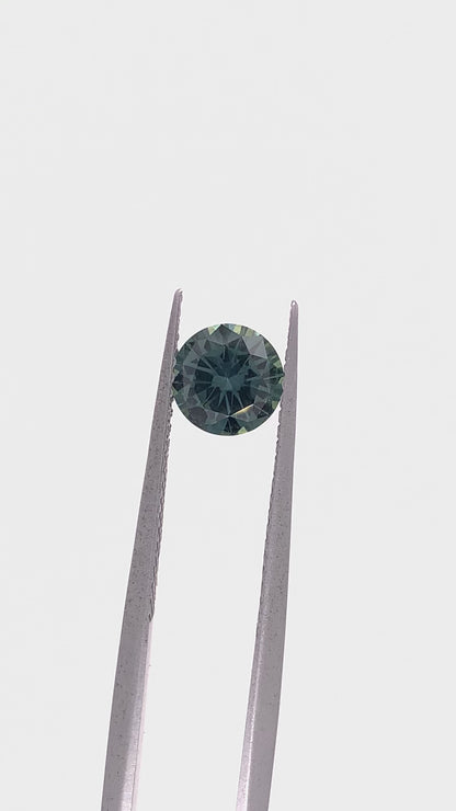 Teal Sapphire — 1.06ct Round Brilliant Cut | 6.20mm | Tanzania | Unheated