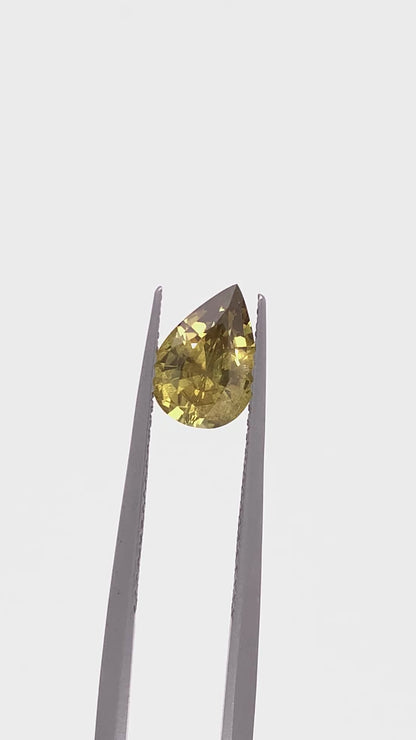 Brown Sapphire — 1.13ct Pear | 8.50 x 5.90mm | Australia | Unheated