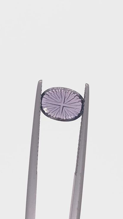 Purple Sapphire — 1.36ct Fantasy Cut | 9.50 x 6.95mm | Madagascar | Heated