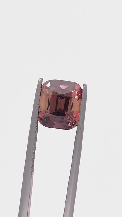 Brown Sapphire — 5.91ct Cushion | 9.95 x 8.90mm | Tanzania | Unheated