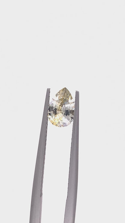 Yellow Sapphire — 1.02ct Pear | 7.80 x 5.35mm | Sri Lanka | Heated