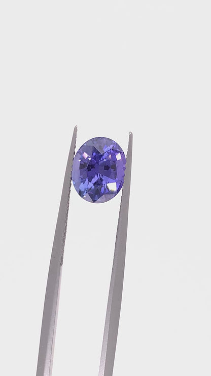 Purple Sapphire — 2.79ct Oval | 8.75 x 7.20mm | Sri Lanka | Unheated