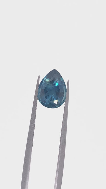 Montana Sapphire — 2.59ct Pear | 10.00 x 7.53mm | USA | Heated