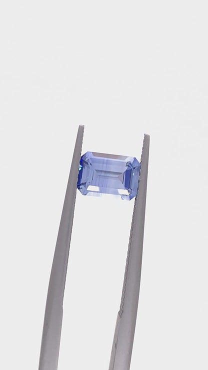 Blue Sapphire — 1.20ct Emerald Cut | 7.25 x 5.05mm | Sri Lanka | Heated
