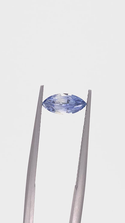 Blue Sapphire — 0.94ct Marquise | 9.45 x 4.40mm | Sri Lanka | Heated