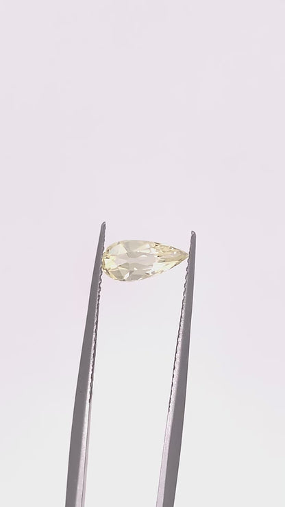 Yellow Sapphire — 0.7ct Antique Pear | 8.70 x 4.05mm | Sri Lanka | Heated