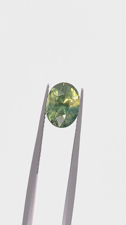 Green Sapphire — 3.22ct Oval | 9.30 x 6.95mm | Madagascar | Heated