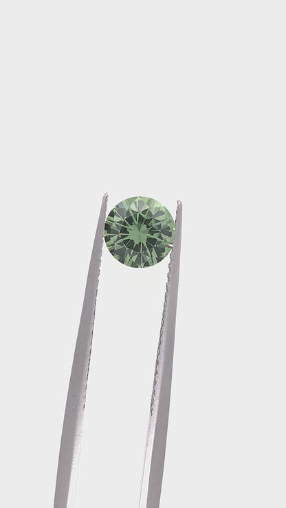 Green Sapphire — 0.92ct RBC | 6.0mm | Tanzania | Heated